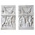 White Marble Relief Frieze Panels, 1920s, Set of 2 For Sale