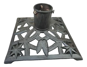 Art Nouveau Cast Iron Christmas Tree Stand