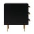 Trident Black Nightstand For Sale - Image 4 of 8
