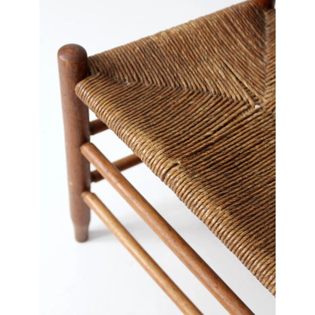 Early 20th Century Antique Rush Seat Chair For Sale - Image 5 of 12