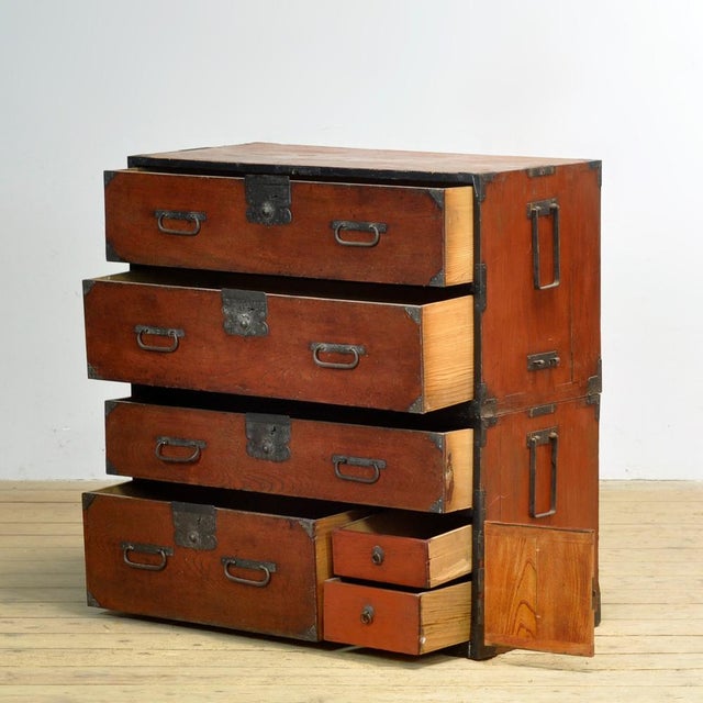 Late 19th Century Japanese Tansu Chest of Drawers, 1870s For Sale - Image 5 of 16
