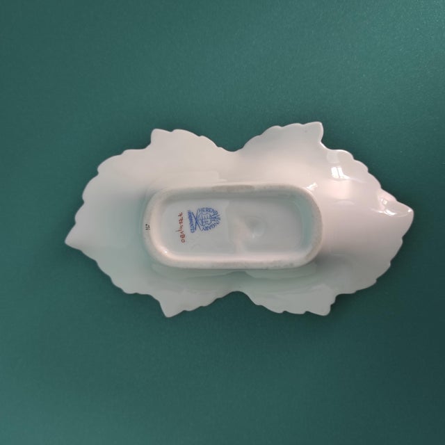 Ceramic Small Vintage Tray from Herend, 1970s For Sale - Image 7 of 8