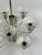 Metal Mid-Century Space Age Chandelier in Metal & Glass, 1970s For Sale - Image 7 of 13