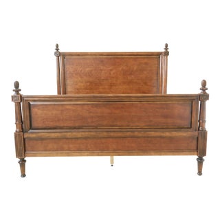 Henredon Ralph Lauren King Size French Mahogany Bed For Sale