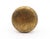 Pair of Classic Vintage 1.062 In. Plain Brass Cabinet Drawer Knobs For Sale - Image 4 of 6