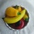 Italian Mid-Century Italian Handblown Art Glass Fruit & Vintage Ceramic Pedestal Compote Centerpiece Set - 7 Pieces For Sale - Image 3 of 11