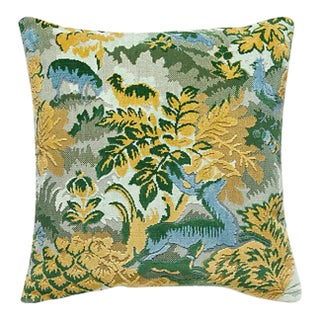 The House of Scalamandré Tails Tale Pillow, Forest For Sale