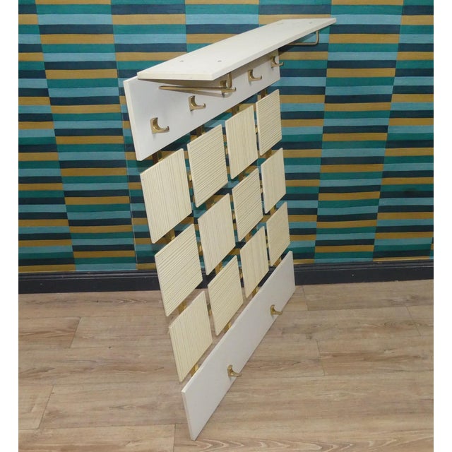 Vintage Wall Unit with Hat Shelf, 1970s For Sale - Image 6 of 9
