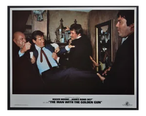 James Bond 007 the Man with the Golden Gun Lobby Card, UK, 1974