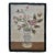 Americana Hand Hooked Rug With Floral Bouquet in Vase Circa 1930 For Sale