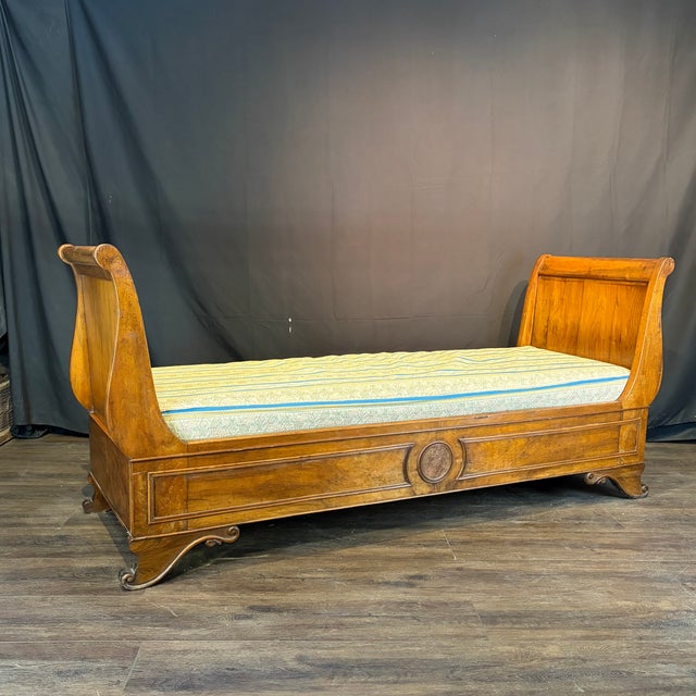 Early 19th Century French Empire Daybed or Lit De Repos For Sale - Image 10 of 11