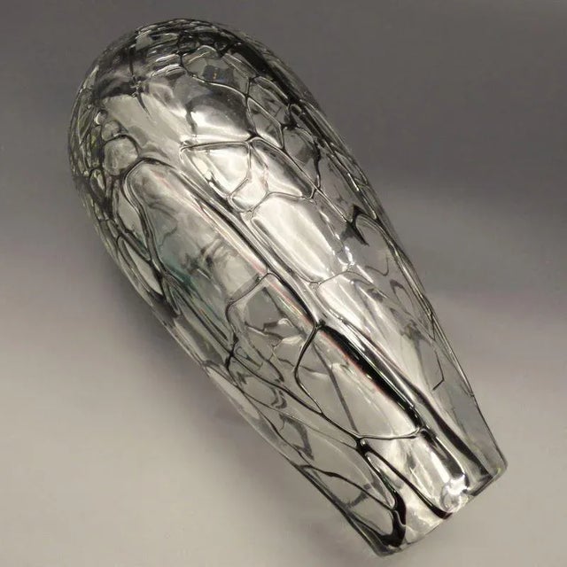 1960s Large Handmade Murano Glass Vase, Italy, 1960s For Sale - Image 5 of 7