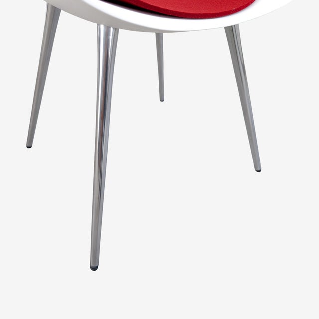 Metal Little Perillo Chairs by Martin Ballendat for ZÜCO, Set of 4 For Sale - Image 7 of 13
