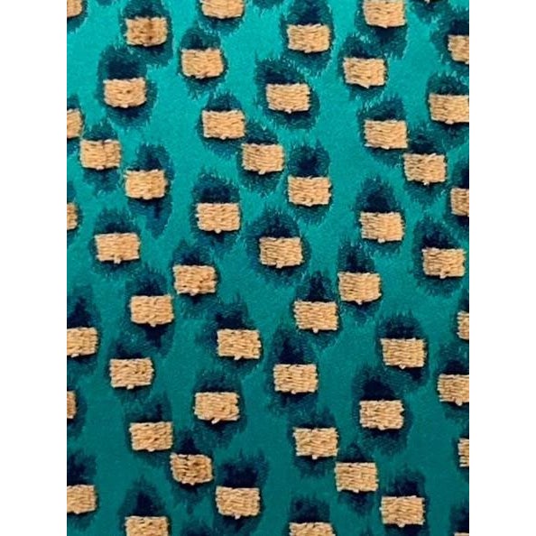 The pattern on this 22x22 decorative throw pillow cover is created using the jacquard weaving technique of cut-throwing,...