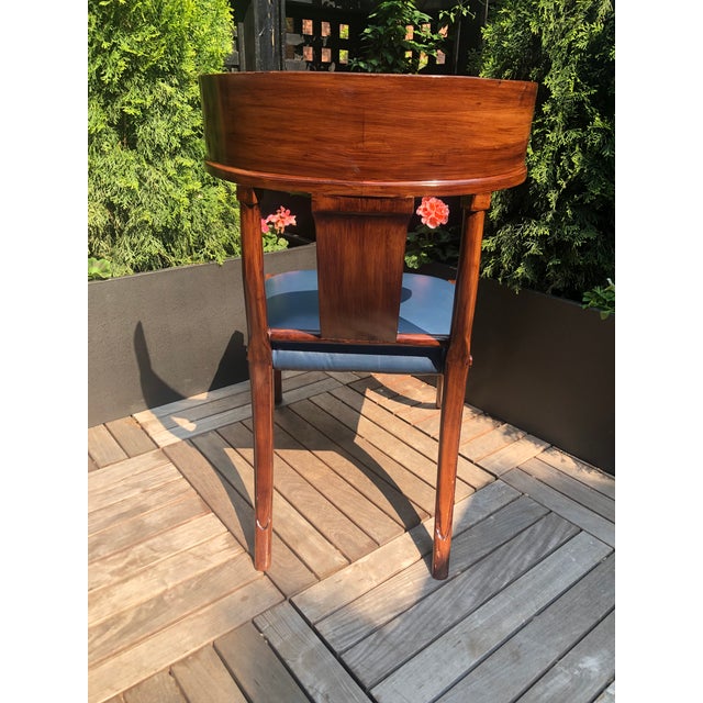 Late 20th Century Designer Klismos Dining Chairs - Set of 6. Recently Refinished. For Sale - Image 5 of 10