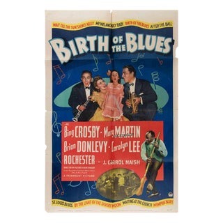 Birth of the Blues Film Poster, USA, 1941 For Sale