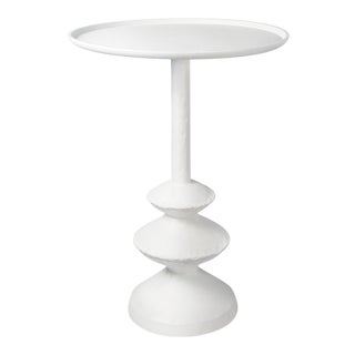 Regina Andrew Hope Aluminum Table, White For Sale