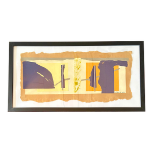 Barbara Beck 1979 Paper Collage - Signed/Dated