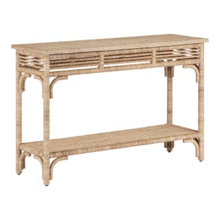 Currey & Company Olisa Rope Console Table For Sale