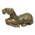 19th Century Chinese Recumbent Soapstone Horse Carving Figurine For Sale