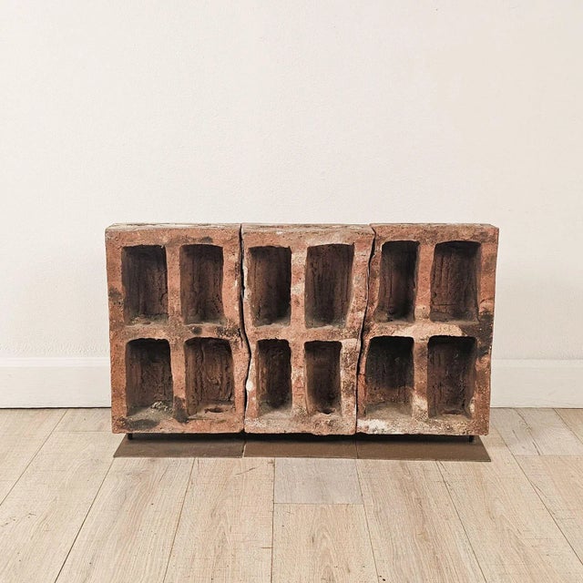 Baroque Set of Three Terracotta Tiles, u.s.a. Circa 1920 For Sale - Image 3 of 8