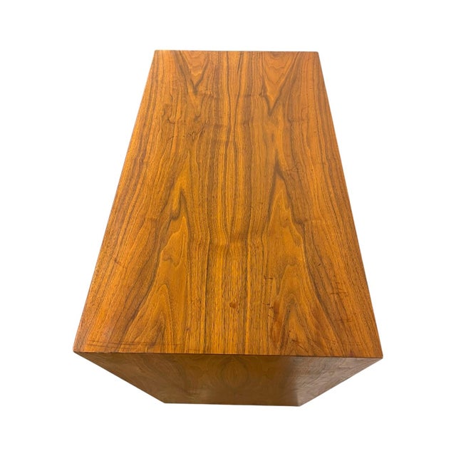Mid-Century Modern Drexel Declaration Walnut Tallboy Dresser by Kipp Stewart – 6-Drawer MCM Chest. For Sale - Image 10 of 10