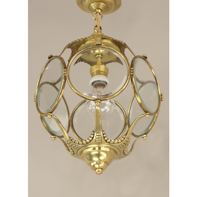Art Deco Viennese Lantern, Austria, 1920s For Sale - Image 6 of 8