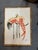 Mid-Century Venetian Modern Framed Faux Bamboo Paintings Antonio Ravagnan Flamingos -S/2 For Sale In Atlanta - Image 6 of 7
