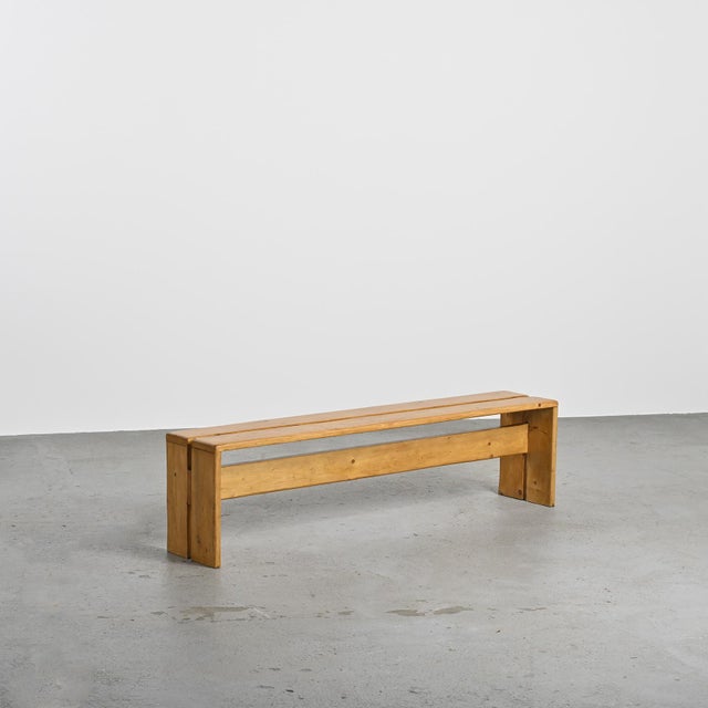 Pine Bench from Les Arcs, France, 1973 For Sale - Image 10 of 11