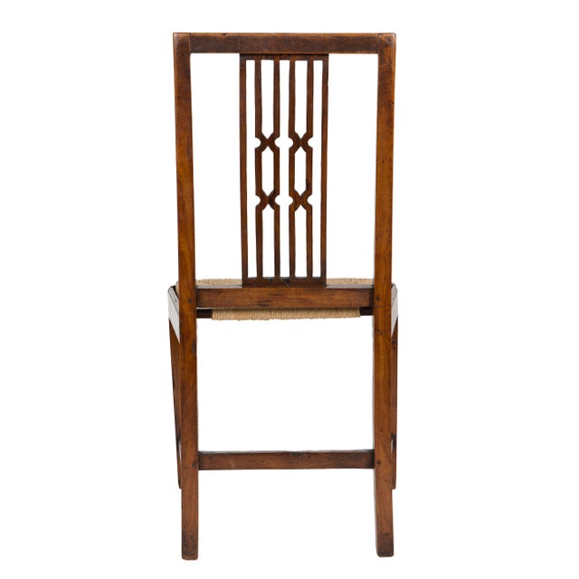 Rush Seat Dining Chairs Set of 4 Chairish