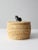 Vintage Basket With Lid and Carved Stone Handle For Sale - Image 6 of 13