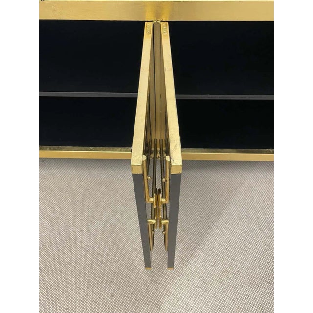 Mastercraft Mid-Century Modern Sideboard/Dresser, Ebony, Gilt Gold For Sale In New York - Image 6 of 9