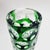 Vintage Emerald Green Cut-to-Clear Lens Crystal Cylinder Vase from Nachtmann Bleikristall, 1970s For Sale - Image 4 of 12