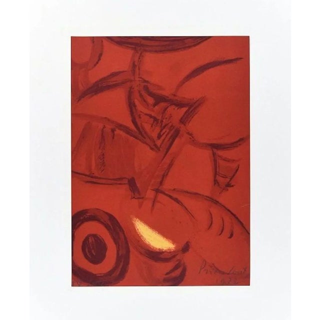 Untitled - Original Lithograph by Primo Conti - 1973 1973 For Sale