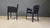 Italian Black Leather Dining Chairs, 1980s, Set of 6 For Sale - Image 4 of 15