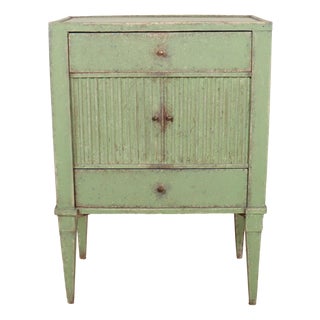 Swedish Painted Bedside Cabinet, 1890s For Sale