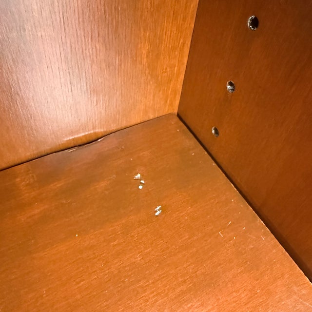 Antique Heywood Wakefield Priscilla Flat Traditional Solid Auburn Maple Bookcase For Sale - Image 11 of 13