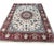This hand knotted pile rug is crafted from a blend of wool and silk materials. The primary color palette features soft...