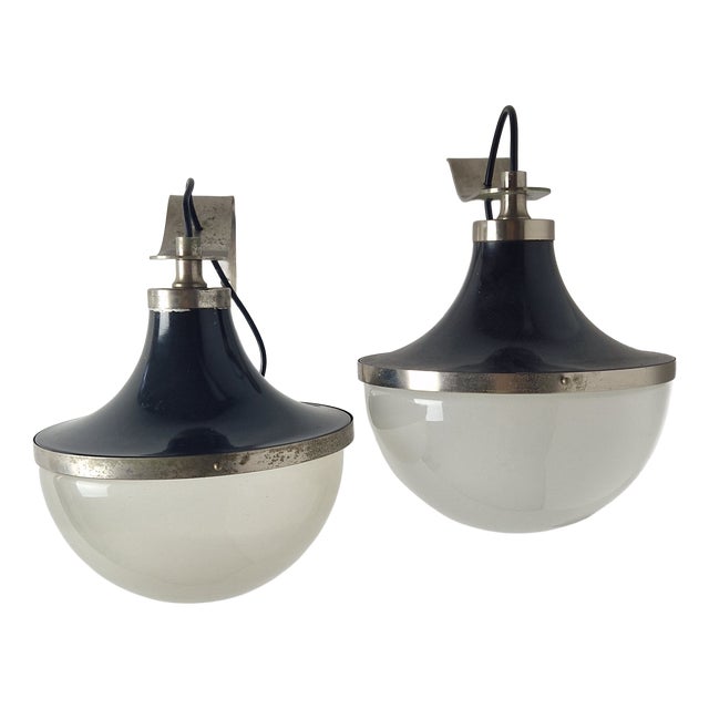 Vintage Pi Wall Lamp Light by Sergio Mazza for Artemide, 1960s, Set of 2 For Sale