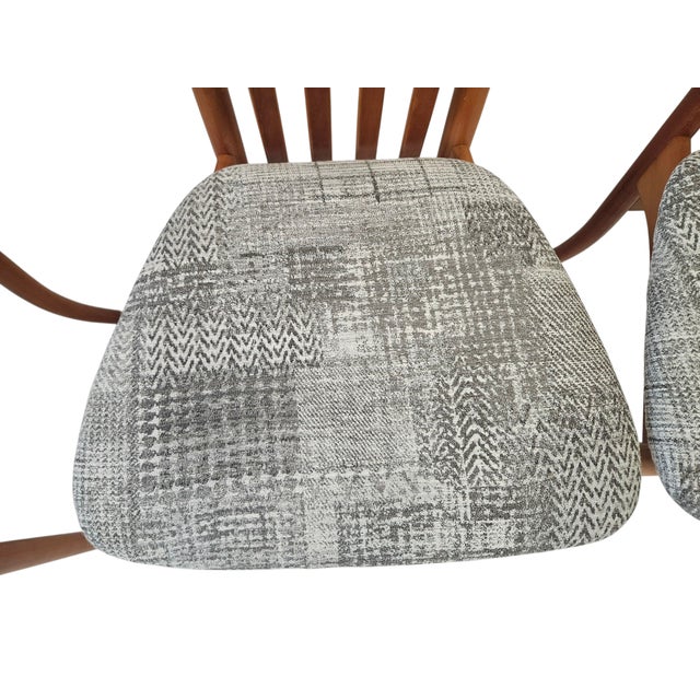 Late 20th Century Late 20th Century Set of Danish Highback Dining Chairs For Sale - Image 5 of 5