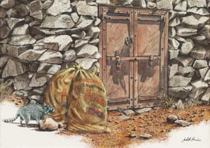 'The Little Bandit' by Jack Bevier, Carmel Art Association, Art Institute of Chicago