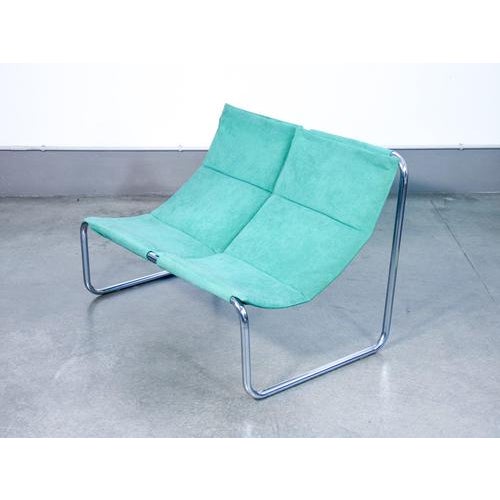 Vintage Cantilever Loveseat, 1970s For Sale - Image 9 of 18