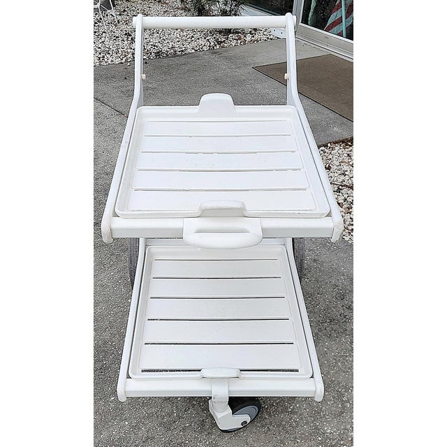 French Bar Serving Cart Triconfort Riviera For Sale - Image 4 of 10