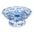 Vintage Footed Serving Bowl, Chinese, Ceramic, Fruit, Bonbon Dish, Mid Century For Sale