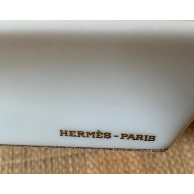 Purple Hermes France Cacao Ashtray/Trinket Dish For Sale - Image 8 of 10