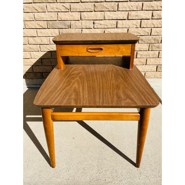 Mid 20th Century Vintage Mid Century Modern Lane Reflection Side Table For Sale - Image 11 of 12