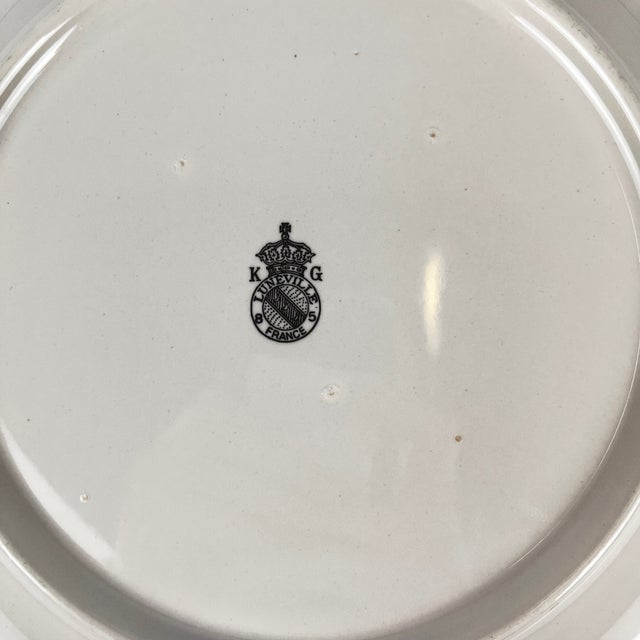 1980s Réverbère Salad Bowl with Rim from KG Lunéville, 1950s For Sale - Image 5 of 6