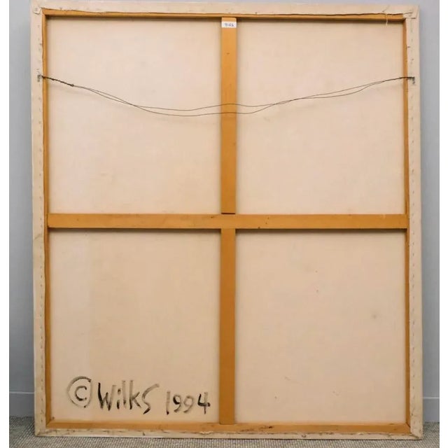 Darrell Wilks 'Never More' Mixed Media Collage 1994. Woodstock For Sale In New York - Image 6 of 11