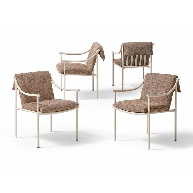 Set of 4 Patricia Urquiola Vidalenta Outdoor Chairs for Cassina Elegant set of four Vidalenta outdoor chairs designed by...