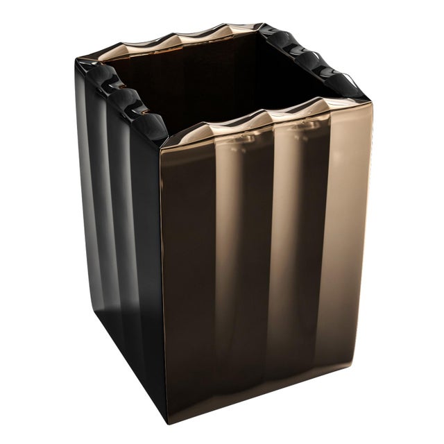"Stradale" Ice Bucket with Bronze and Stainless Steel, Handcrafted Bizimyer Furniture. Unmatched. Unrivalled. Designed by...